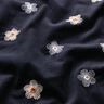 embroidered flowers baby cord – midnight blue,  thumbnail number 2