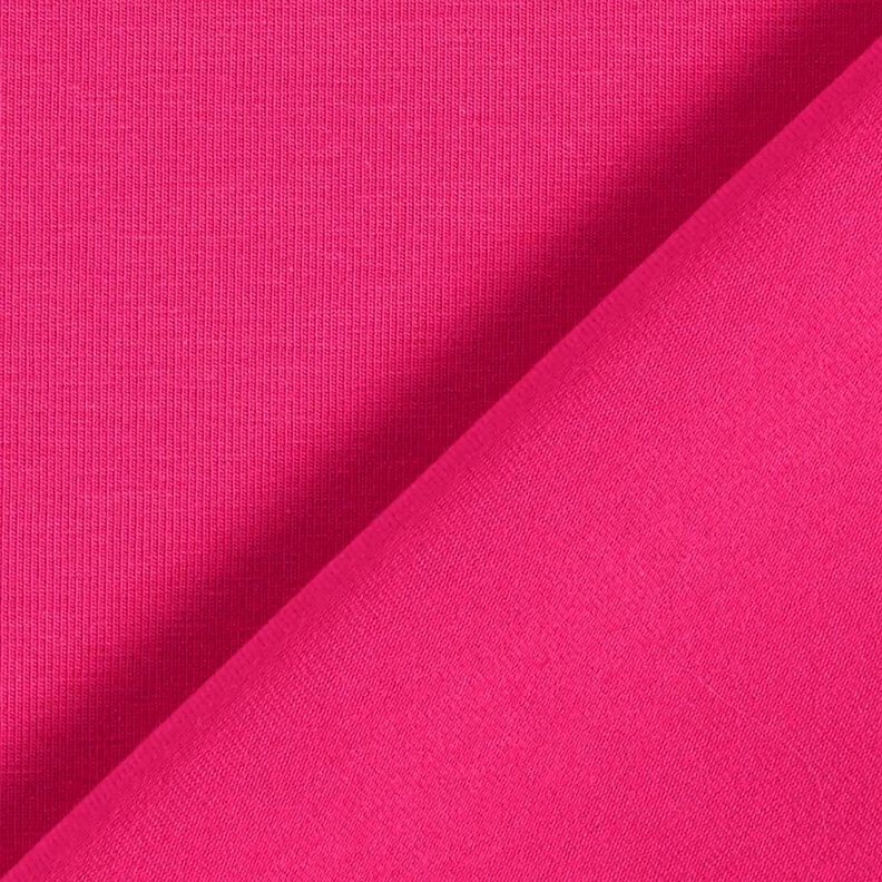 Medium Cotton Jersey Plain – intense pink,  image number 3