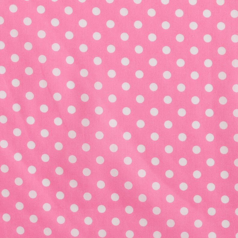 Cotton Poplin Polka dots – pink/white,  image number 1
