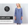 AMELAND Dress with Neckline Pleats | Studio Schnittreif | 86-152,  thumbnail number 1