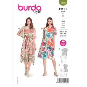 Dress  | Burda 5093 | 34-44, 