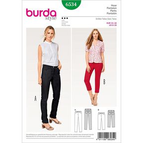 Pants, Burda 6534, 