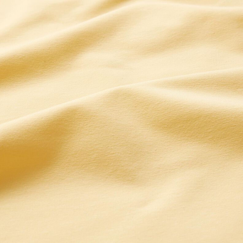 Medium Cotton Jersey Plain – vanilla yellow,  image number 4