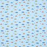 Cotton Flannel Cars – light blue,  thumbnail number 1