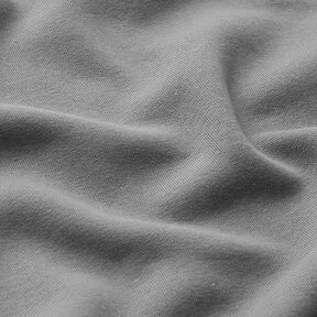 Brushed Sweatshirt Fabric plain Lurex – dark grey/silver, 