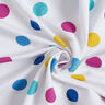 French Terry colourful dots – white,  thumbnail number 4