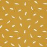 Cotton Jersey Feathers – mustard,  thumbnail number 1