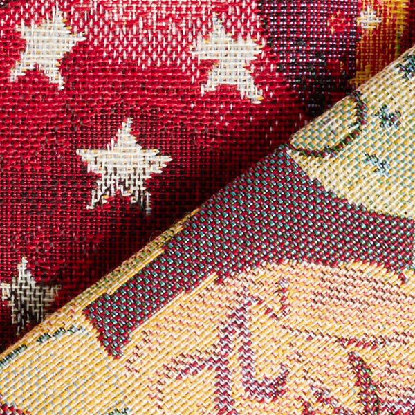 Tapestry Decor Fabric Colourful Christmas Baubles Perfect for Christmas
