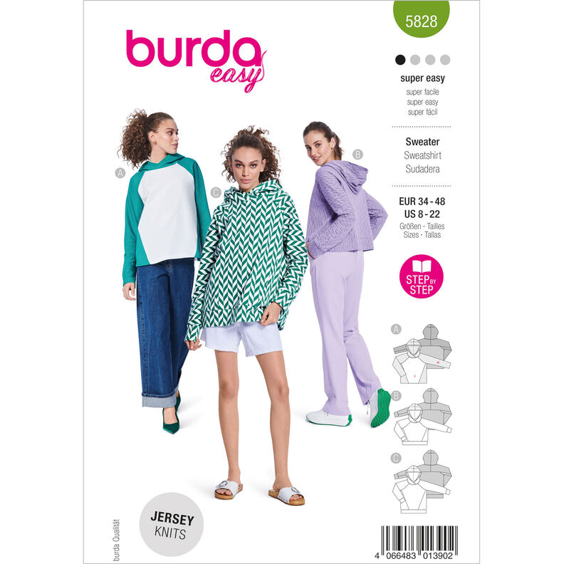 Sweater | Burda 5828 | 34-48,  image number 1