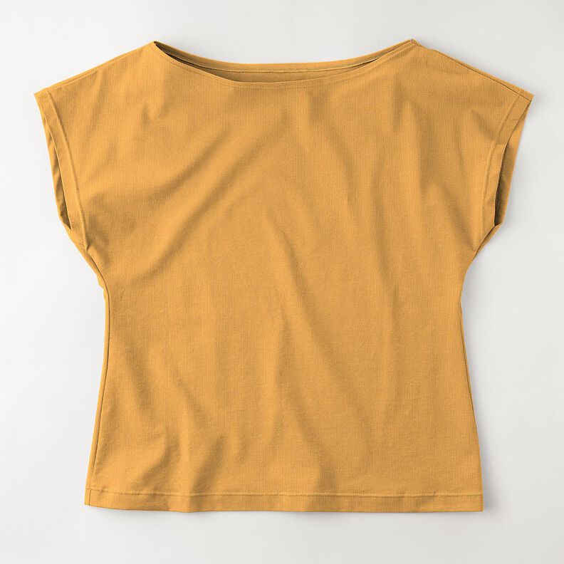 Medium Cotton Jersey Plain – curry yellow, image number 6