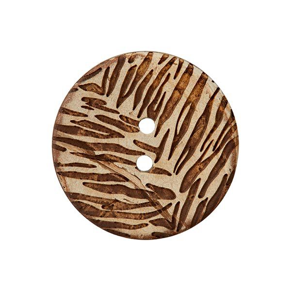 2-Hole Coconut Button  – beige,  image number 1