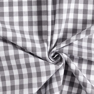 Cotton Vichy - 1 cm – grey, 