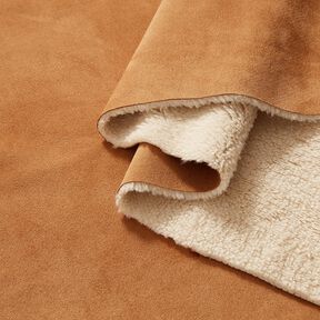 Velour with Sherpa Fur backing – cinnamon, 