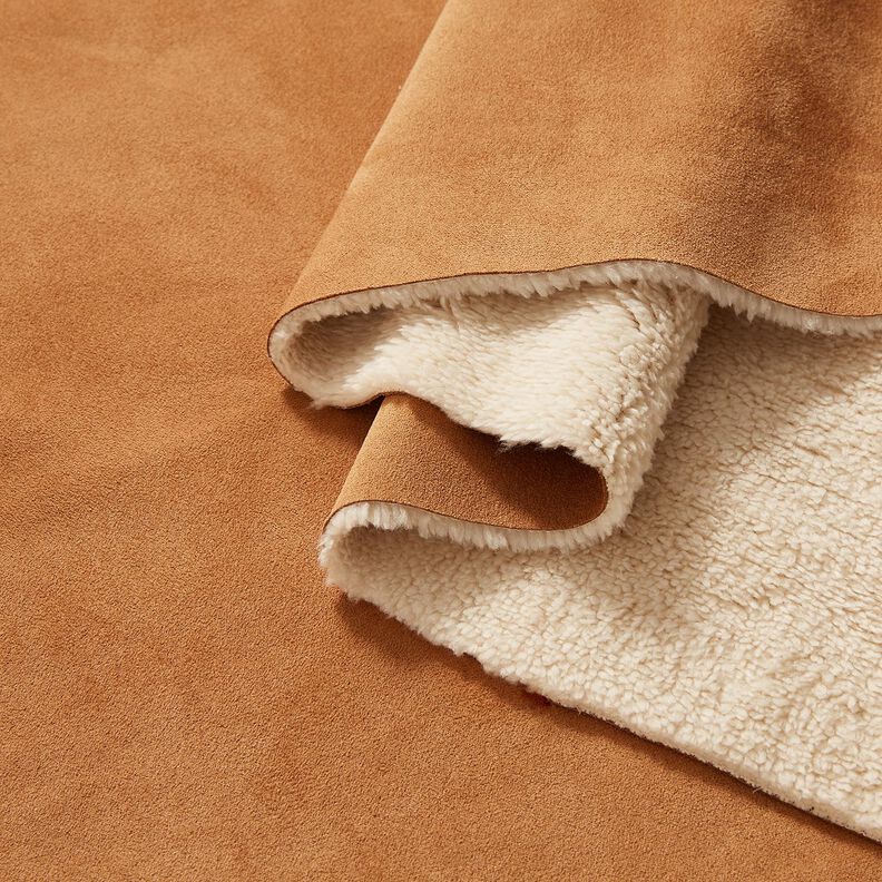 Velour with Sherpa Fur backing – cinnamon, image number 2