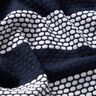 Cotton Jersey dotted stripes – navy blue/white,  thumbnail number 2
