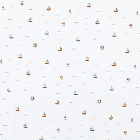 Cotton Jersey sailing boat – offwhite, 