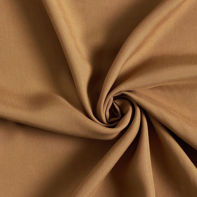 Plain lyocell blouse fabric – caramel,  image number 1