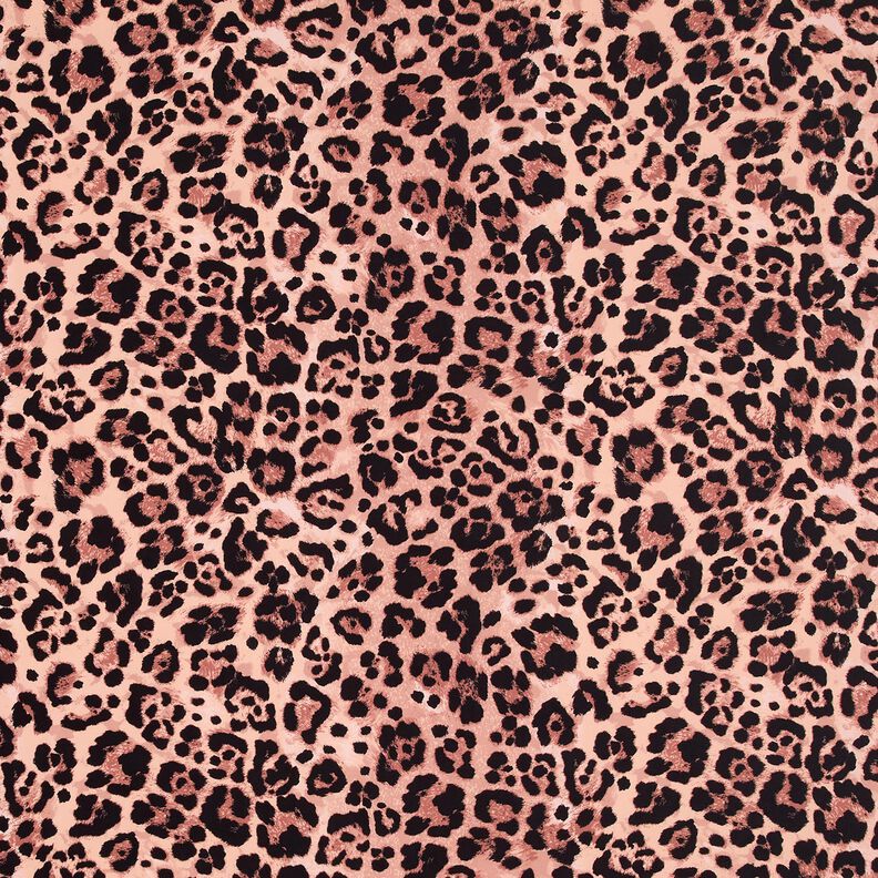 Swimsuit Fabric Leopard Print – copper/black,  image number 1