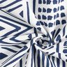 Canvas Decor Fabric Ethnic – navy blue/white,  thumbnail number 3