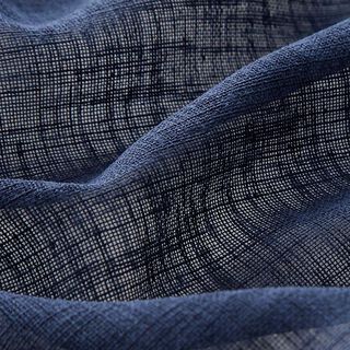 Curtain fabric Voile Ibiza 295 cm – navy blue, 