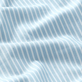 Cotton Poplin Stripes – light blue/white, 