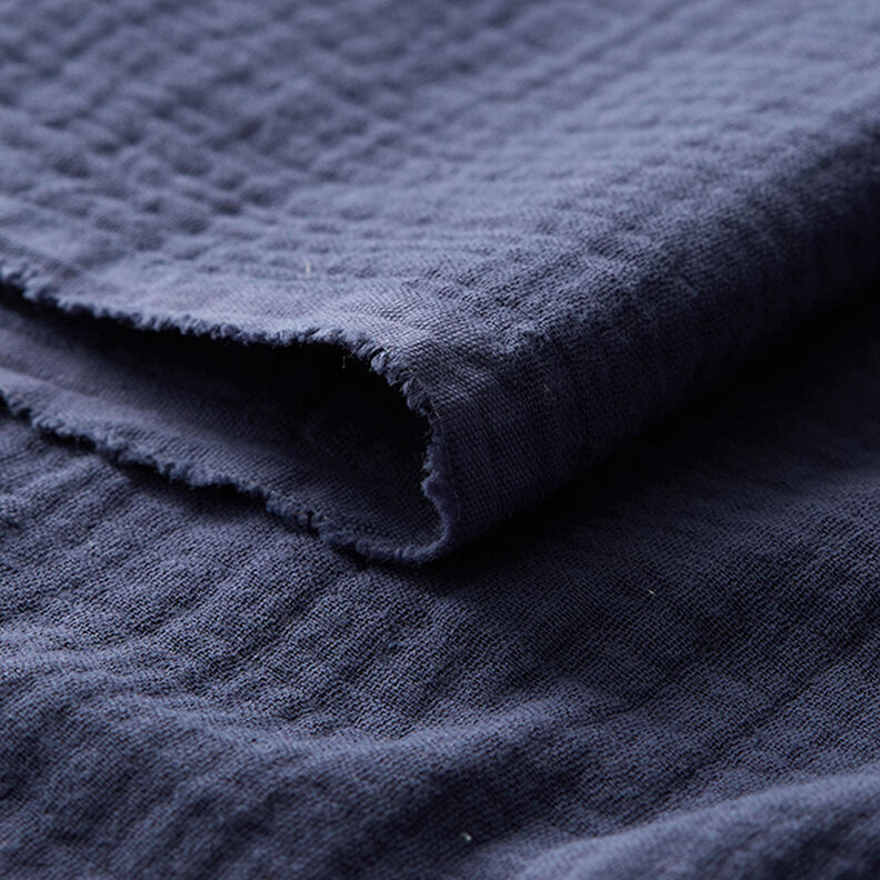 Double Gauze/Muslin – denim blue,  image number 5