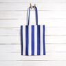 Decor Fabric Canvas Stripes – blue/white,  thumbnail number 6