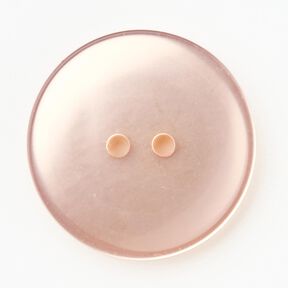 2-hole button shiny [Ø 25 mm] – rosé, 