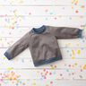 Cuffing Fabric Plain – denim blue,  thumbnail number 6
