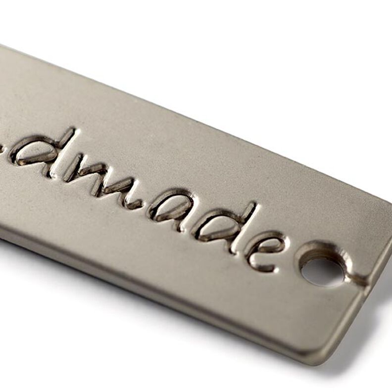 Appliqué "Handmade" pins [ 3 x 1 cm ] | Prym – silver metallic/gold,  image number 3