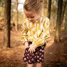 Baby Cord Glitter fans – aubergine,  thumbnail number 5