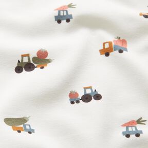 Cotton Jersey Vegetable delivery – offwhite, 