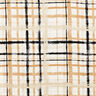 Abstract check linen viscose blend – natural/beige,  thumbnail number 1