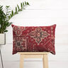 Decor Fabric Half Panama Kilim carpet – carmine,  thumbnail number 8