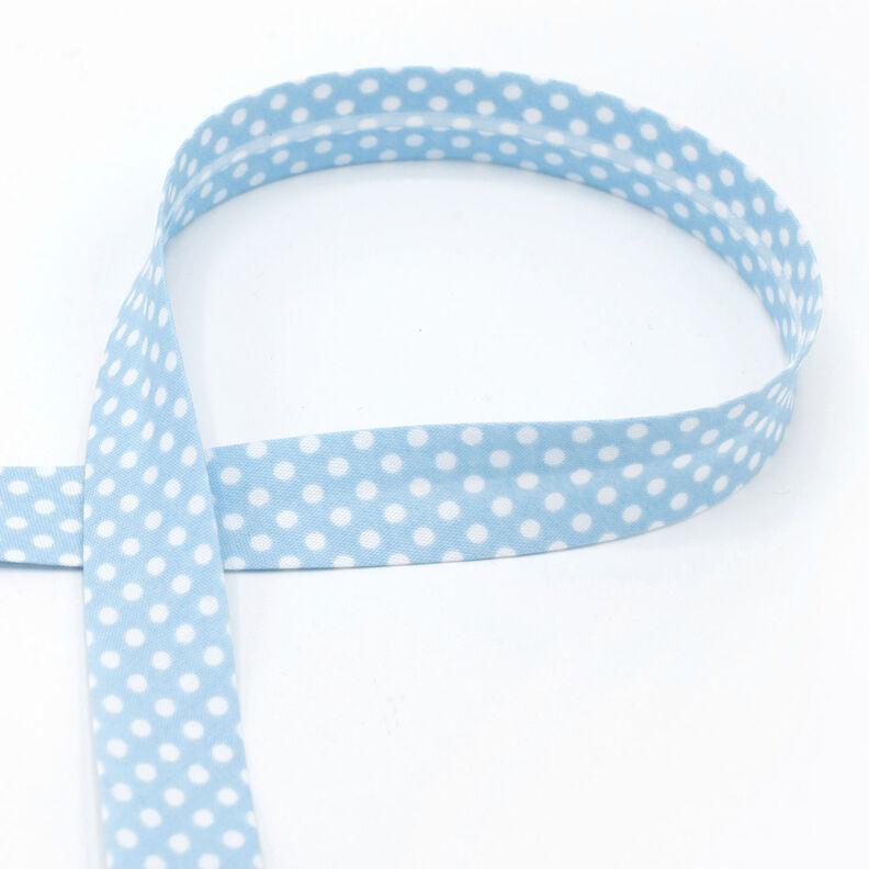 Bias binding Dots [18 mm] – light blue,  image number 1