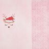 Cotton Jersey sleeping glitter deer Panel | Glitzerpüppi – rosé/light dusky pink,  thumbnail number 1