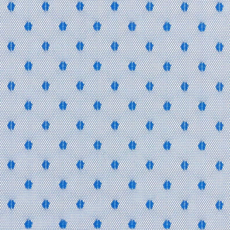 Dots soft mesh – royal blue,  image number 1