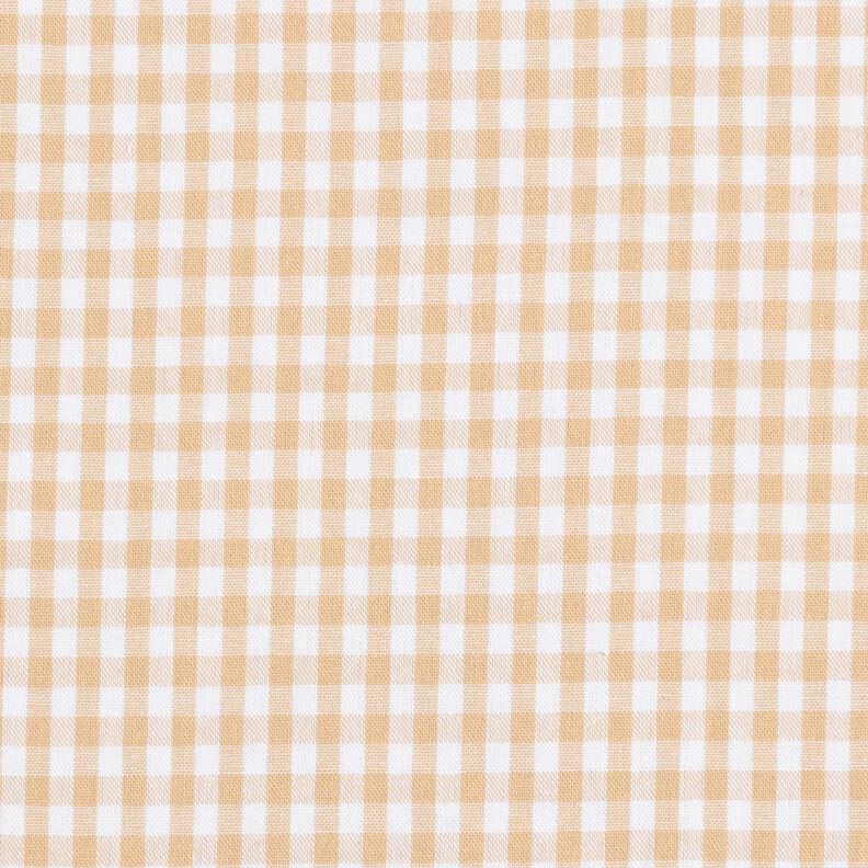 Cotton Poplin Vichy check – beige,  image number 1