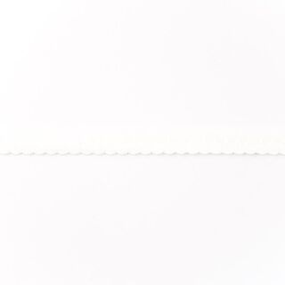Elasticated Edging Lace [12 mm] – offwhite, 