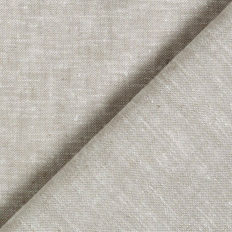 Cotton Linen Blend Mottled – taupe,  image number 3