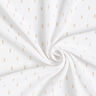 Glitter droplets viscose fabric – white,  thumbnail number 4