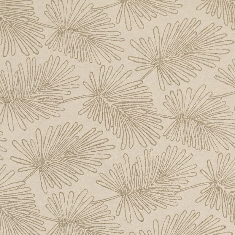 Decor Fabric Jacquard Leaf contours – natural,  image number 1