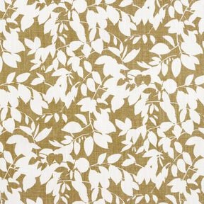 Decor Fabric Panama Leaf Shadows &ndash; cream/light olive, 