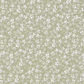 Cotton Cretonne Little Flowers – khaki, 