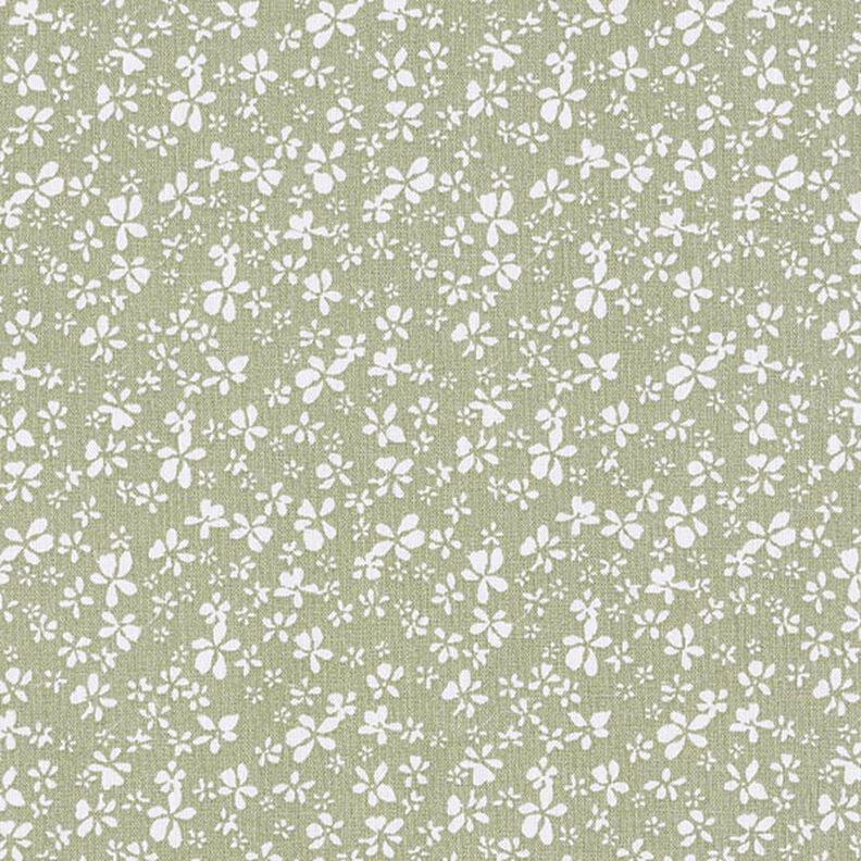 Cotton Cretonne Little Flowers – khaki,  image number 1