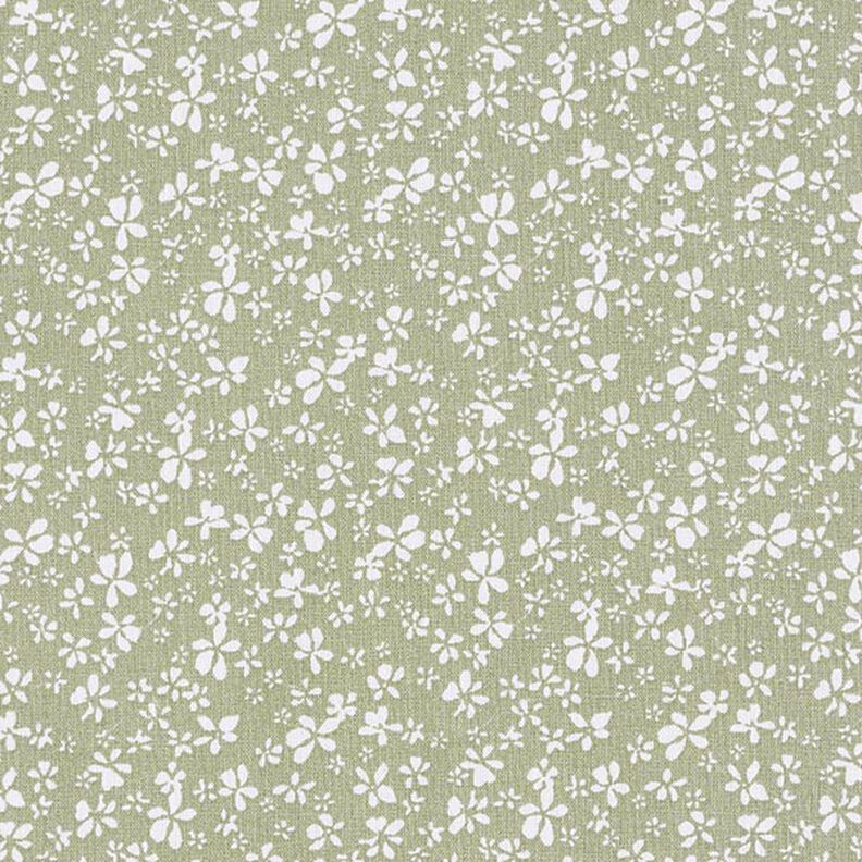 Cotton Cretonne Little Flowers – khaki,  image number 1