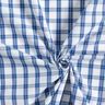 Cotton fabric shirt check – white/blue,  thumbnail number 3
