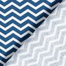 Cotton Cretonne Zigzag – navy blue/white,  thumbnail number 5