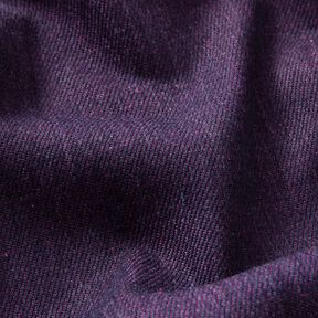Mottled blend denim cotton – aubergine, 