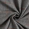 Glen Plaid Wool Fabric – dark grey/orange,  thumbnail number 5